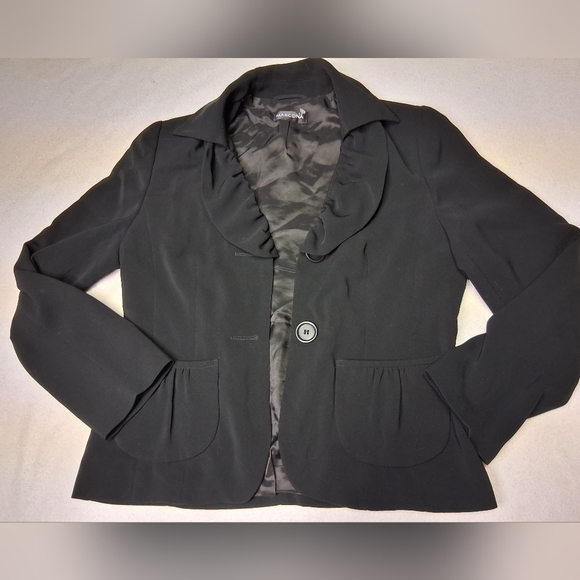 marcona Jackets & Blazers - MARCONA Chic Black Women's Blazer